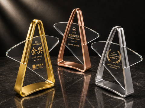 Halo Arch Acrylic Award - custom acrylic awards with your logo